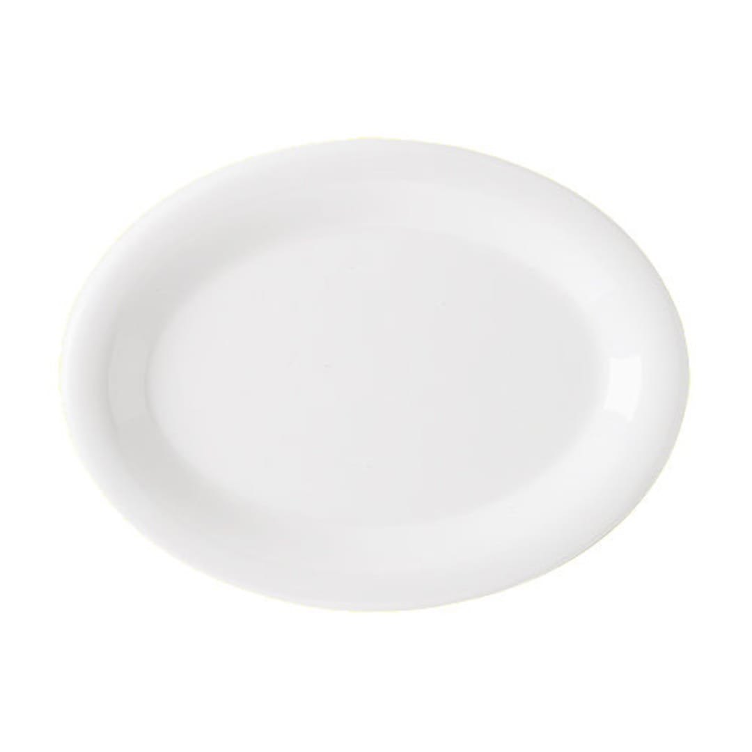 G.E.T. OP-120-DW Diamond White 12" x 9" Platter