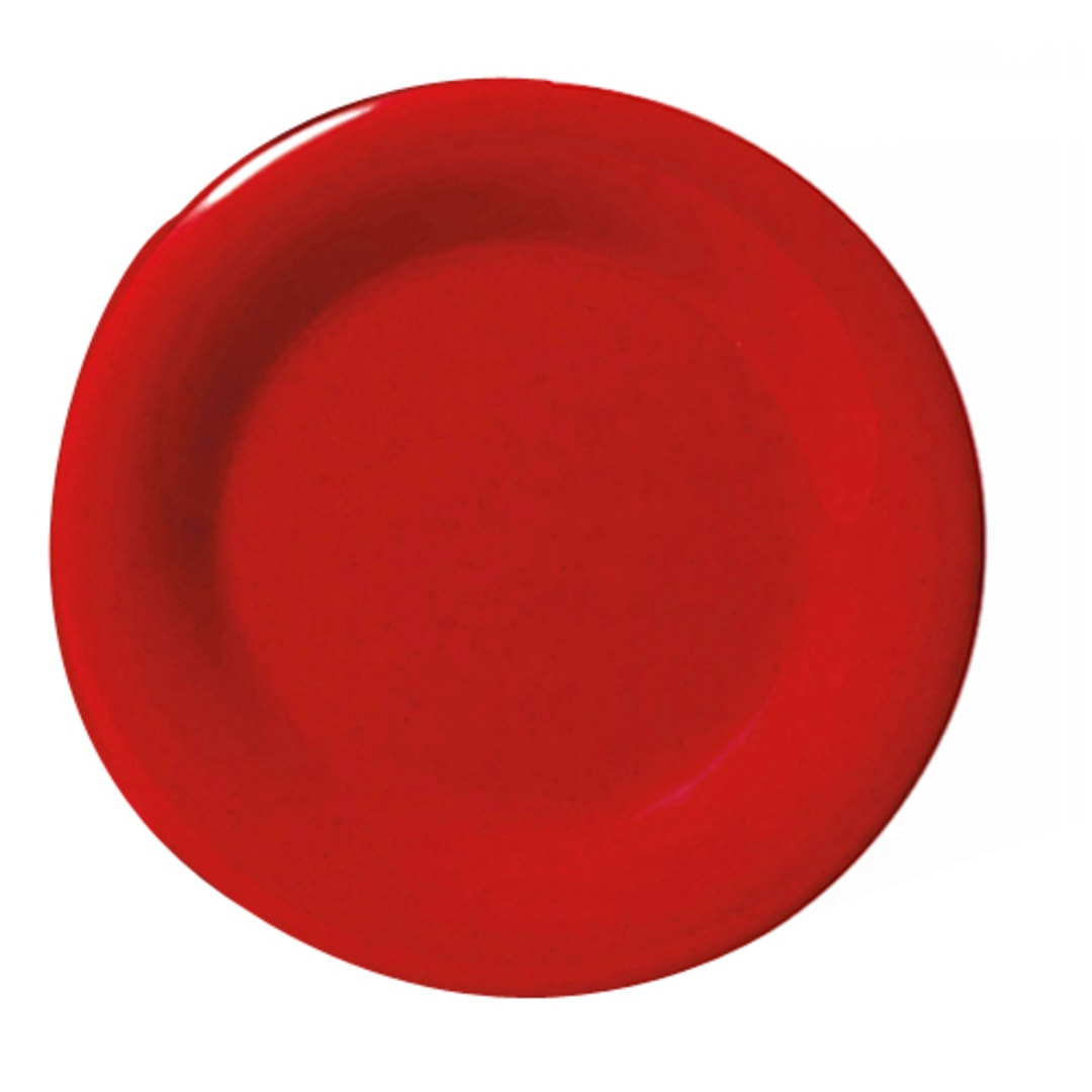 G.E.T. WP-6-RSP Red Sensation Melamine Wide Rim 6.5" Round Plate