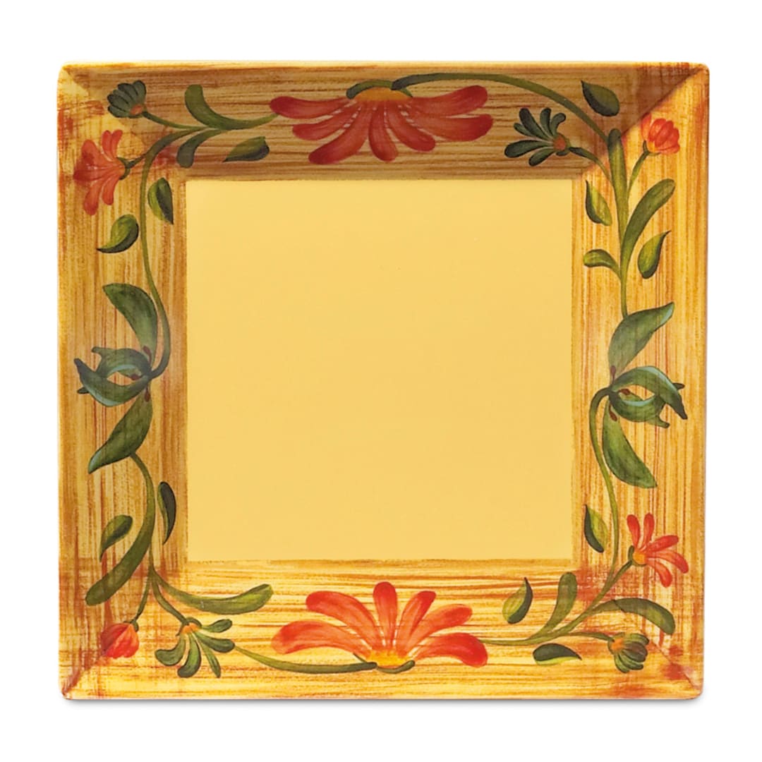 G.E.T. ML-90-VN Venetian 12" Square Plate - 6 / CS