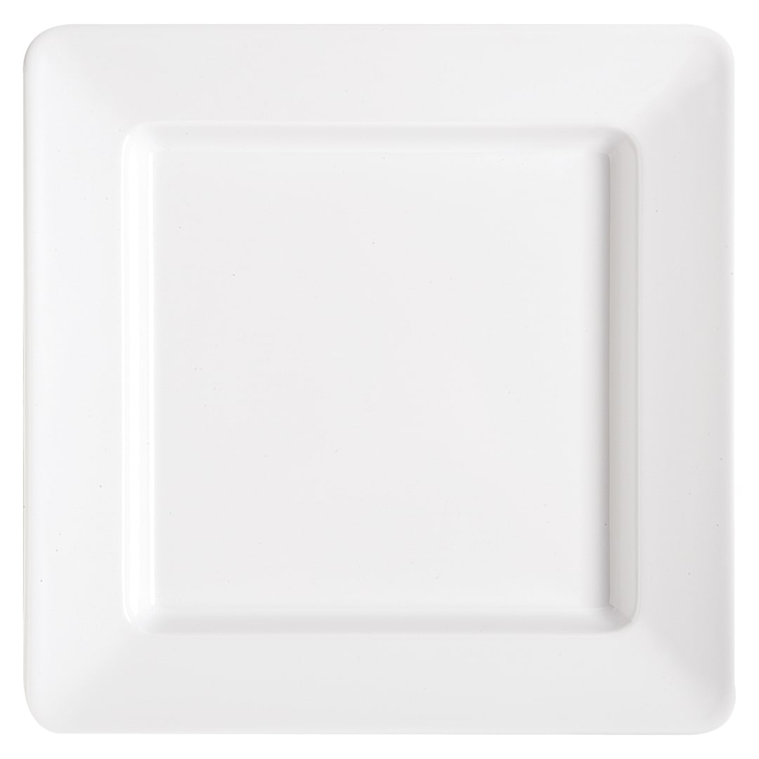 G.E.T. ML-12-W Milano White 12" Square Plate