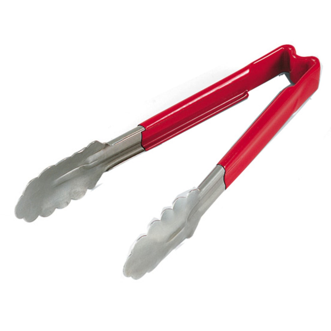 Vollrath 4780940 Kool-Touch® Red Handled 9-1/2" Utility Tong