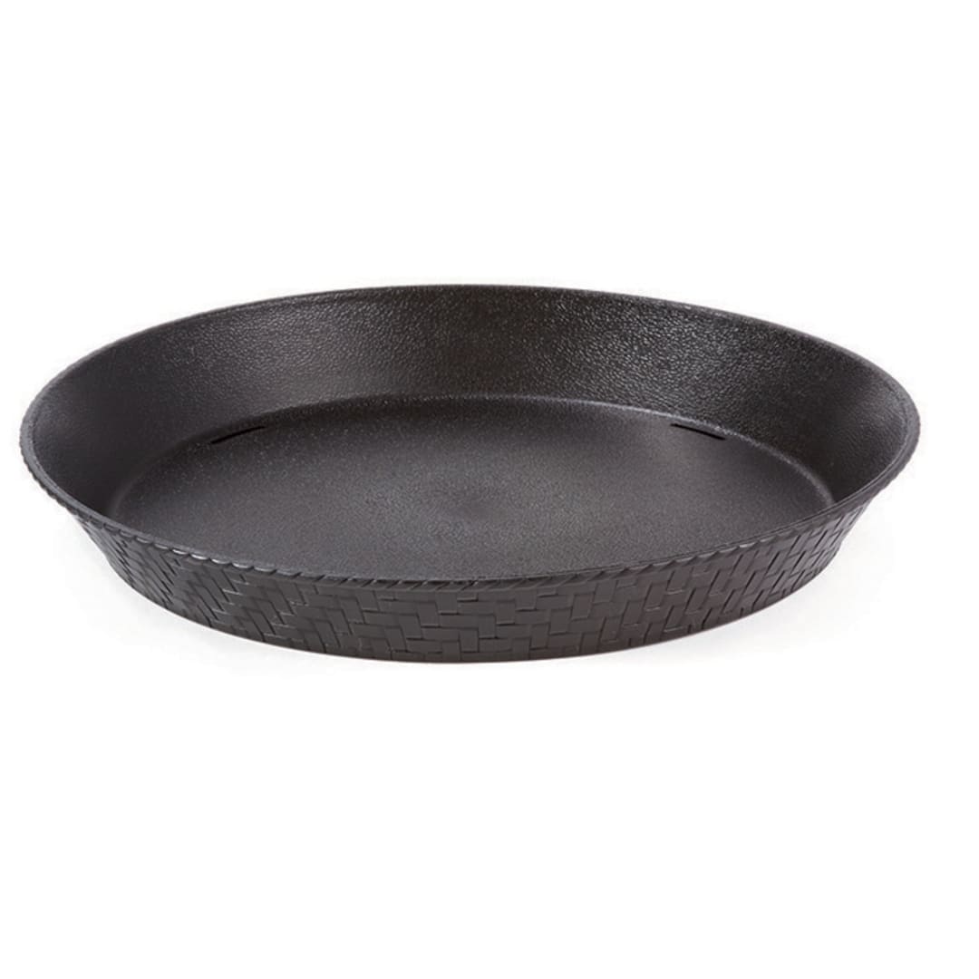 G.E.T. RB-891-BK Black Polypropylene 12" Textured Basket