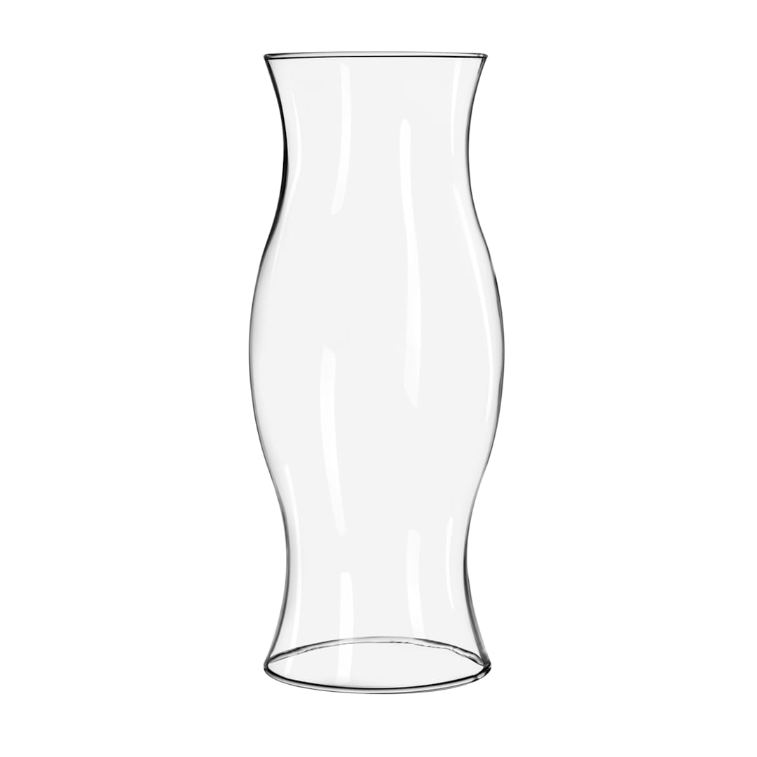Libbey 9860477RTB Clear Glass Hurricane Shade - 4 / CS