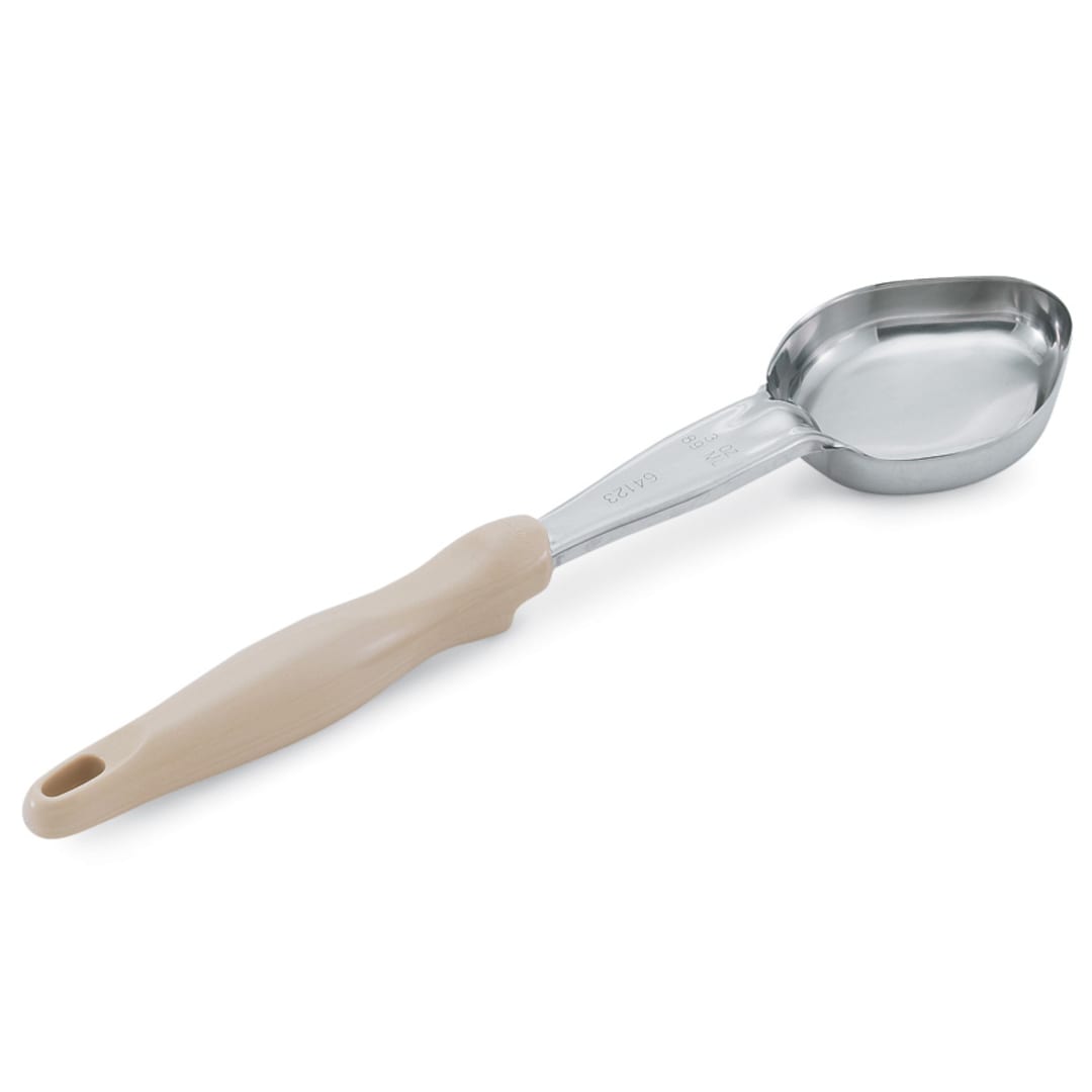 Vollrath® 6412335 Ivory 3 Ounce Oval Solid Spoodle®