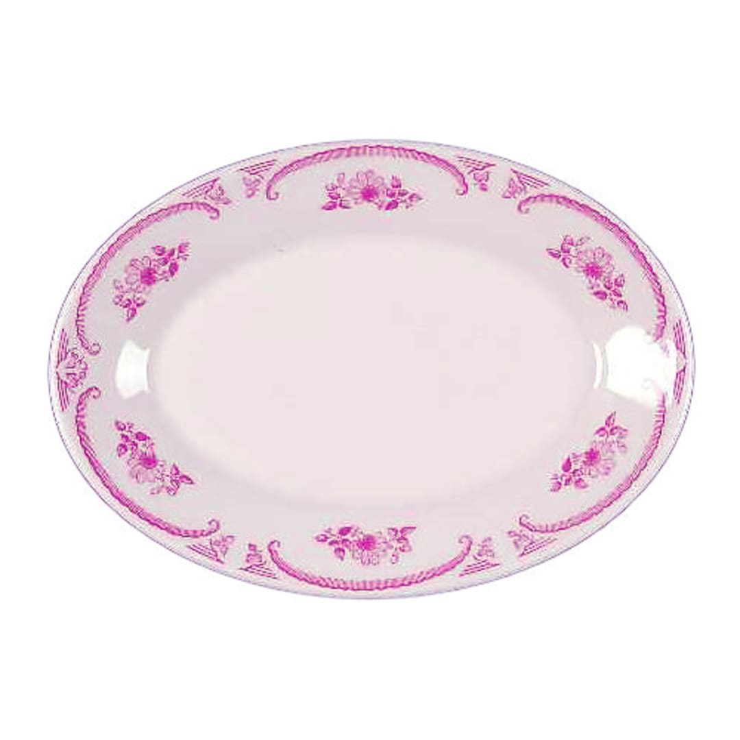 Homer Laughlin 1582 American Rose Oval 16" Platter - Dozen