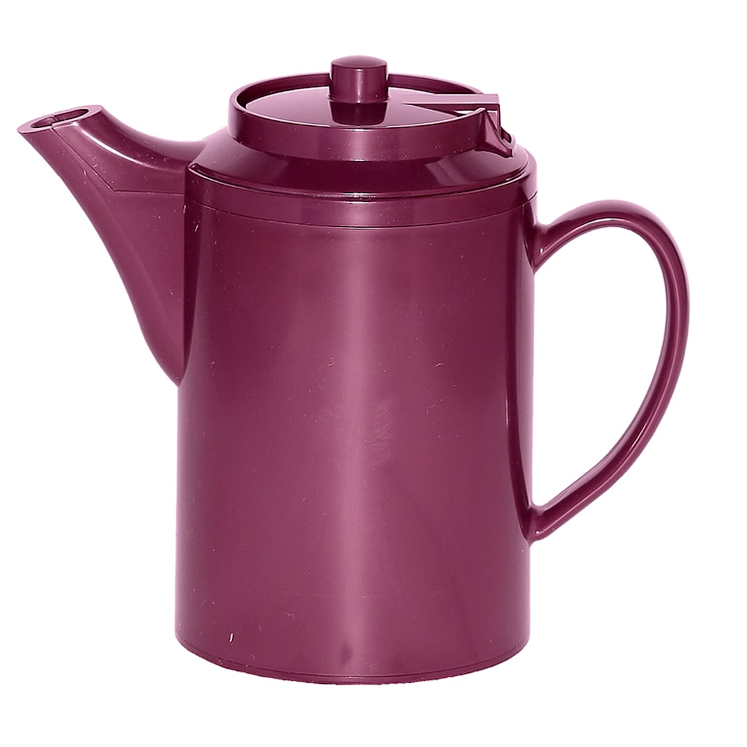 Service Ideas TS612BU Plastic 16 Oz.Burgundy Teapot - 6 / Cs