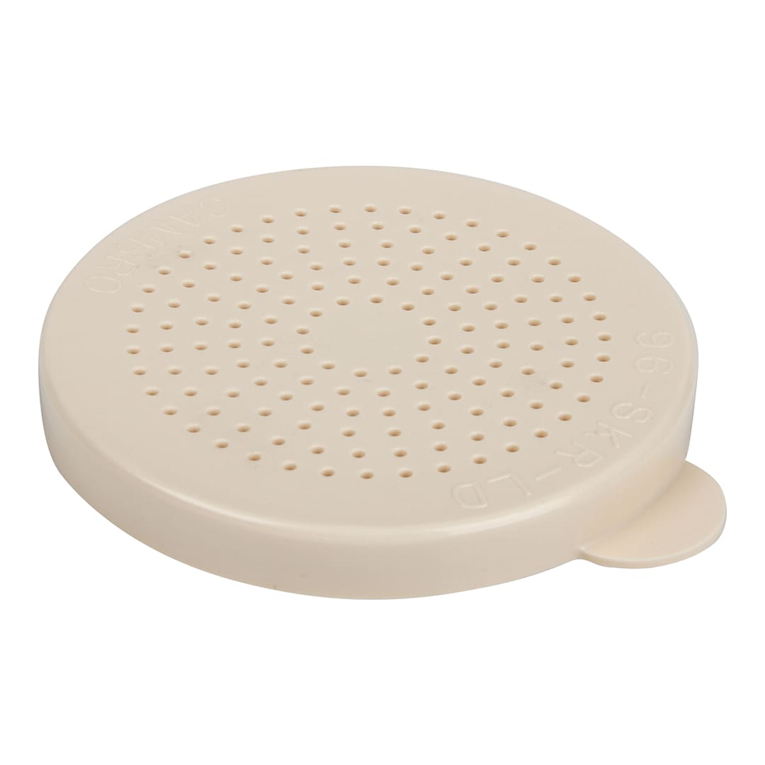 Cambro 96SKRLD406 Beige Salt and Pepper Lid for Shakers
