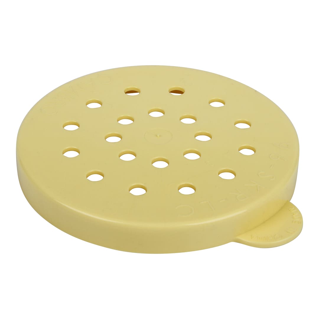Cambro 96SKRLC405 Yellow Cheese Lid for 10 Oz Camwear Shakers