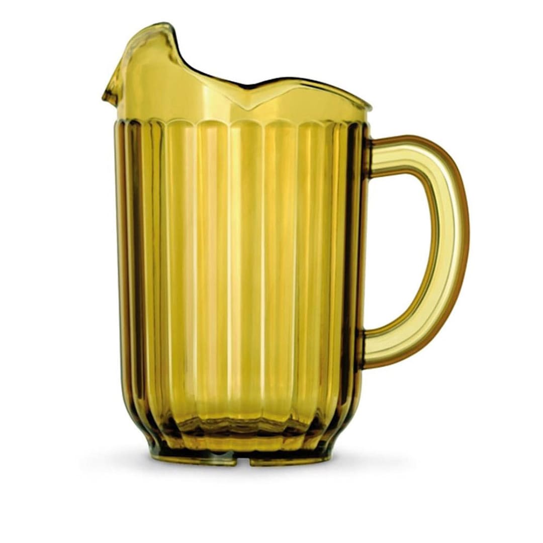 Traex 6010-16 Amber 60 Ounce 3 Lipped Pitcher