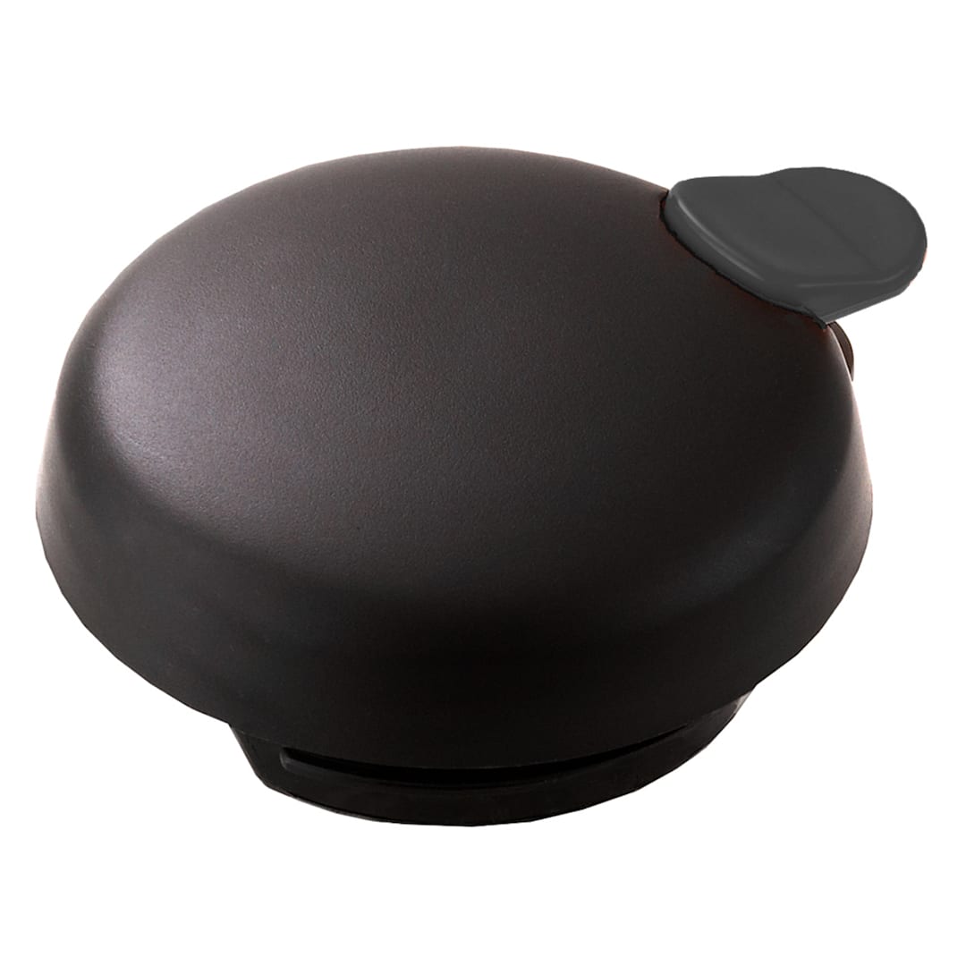 Service Ideas FVPL Black Push Button Lid for SteelVac