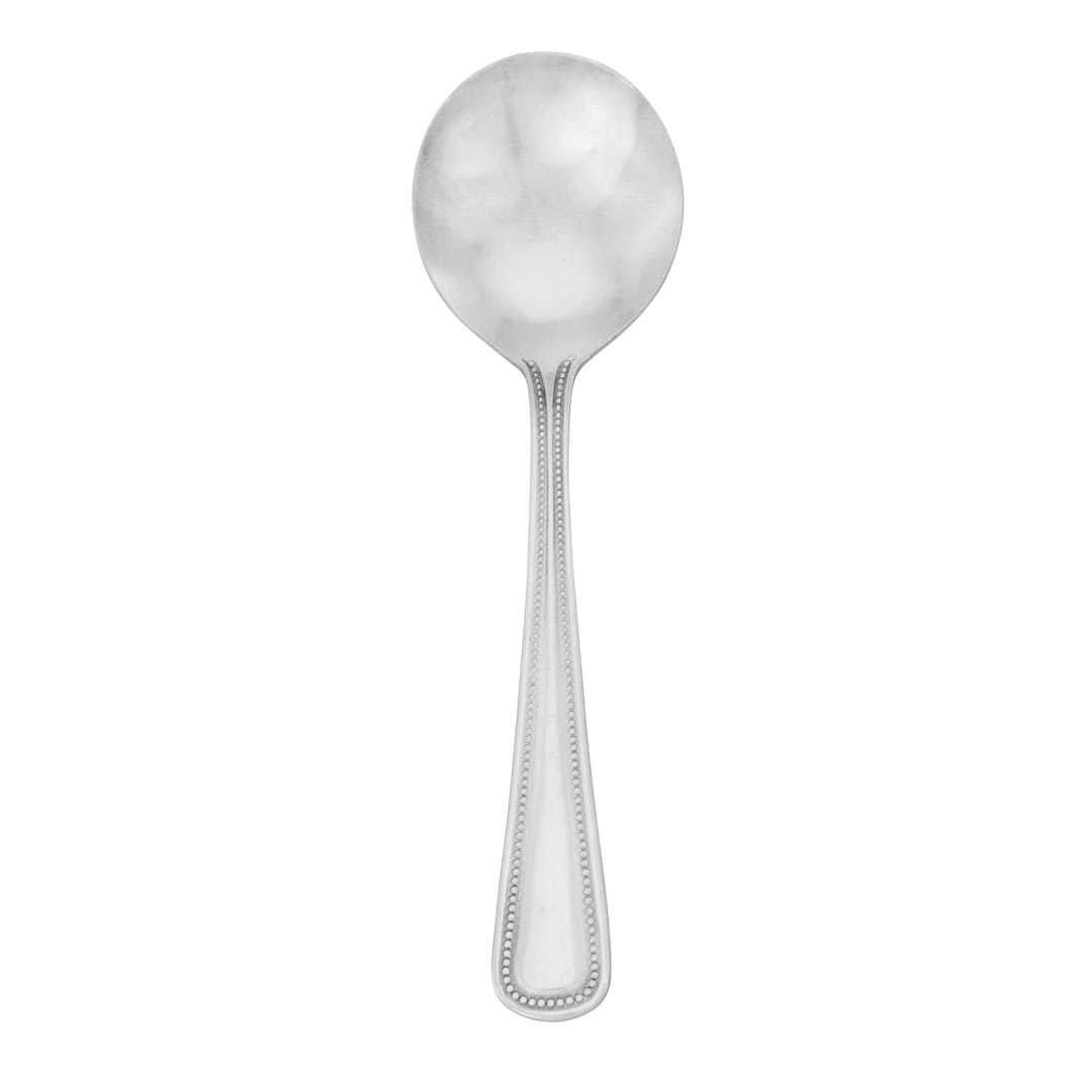 Walco 5512 Poise 18/0 S/S 5-13/16" Bouillon Spoon - Dozen