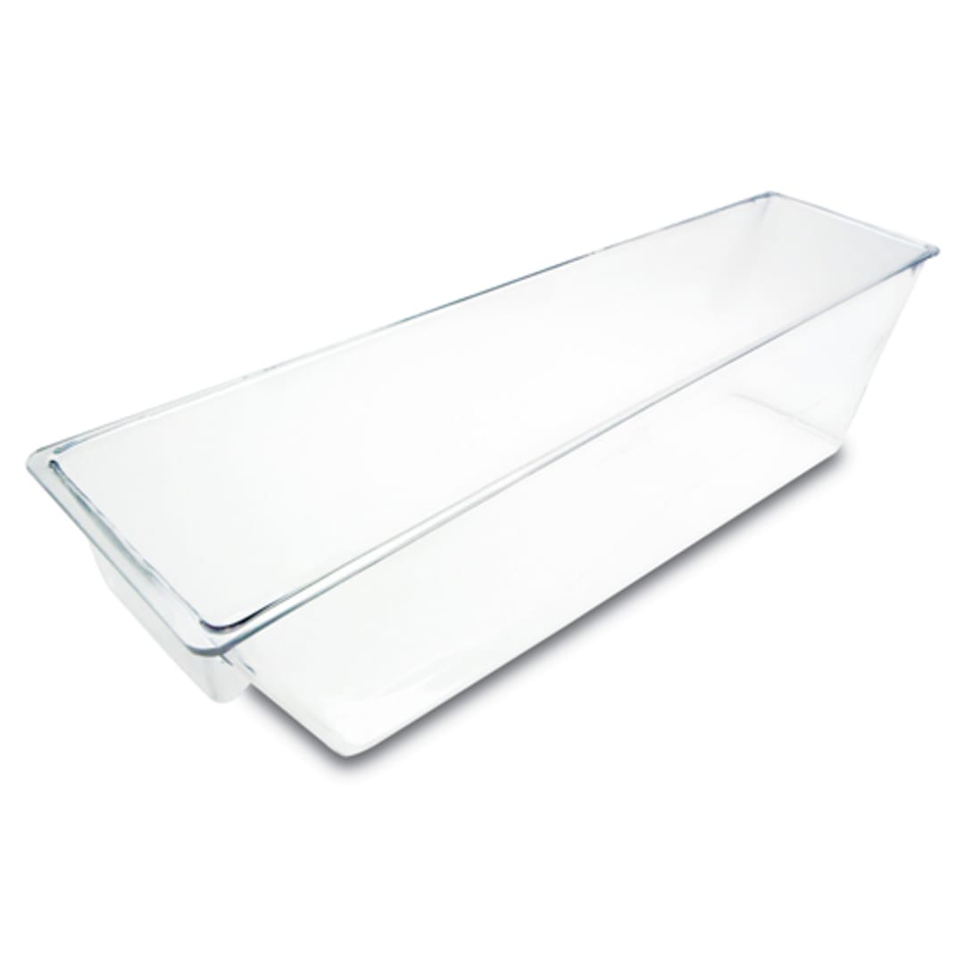 Delfin BFB-279-04 Clear PETG 27" x 8.5" Bulk Food Bin