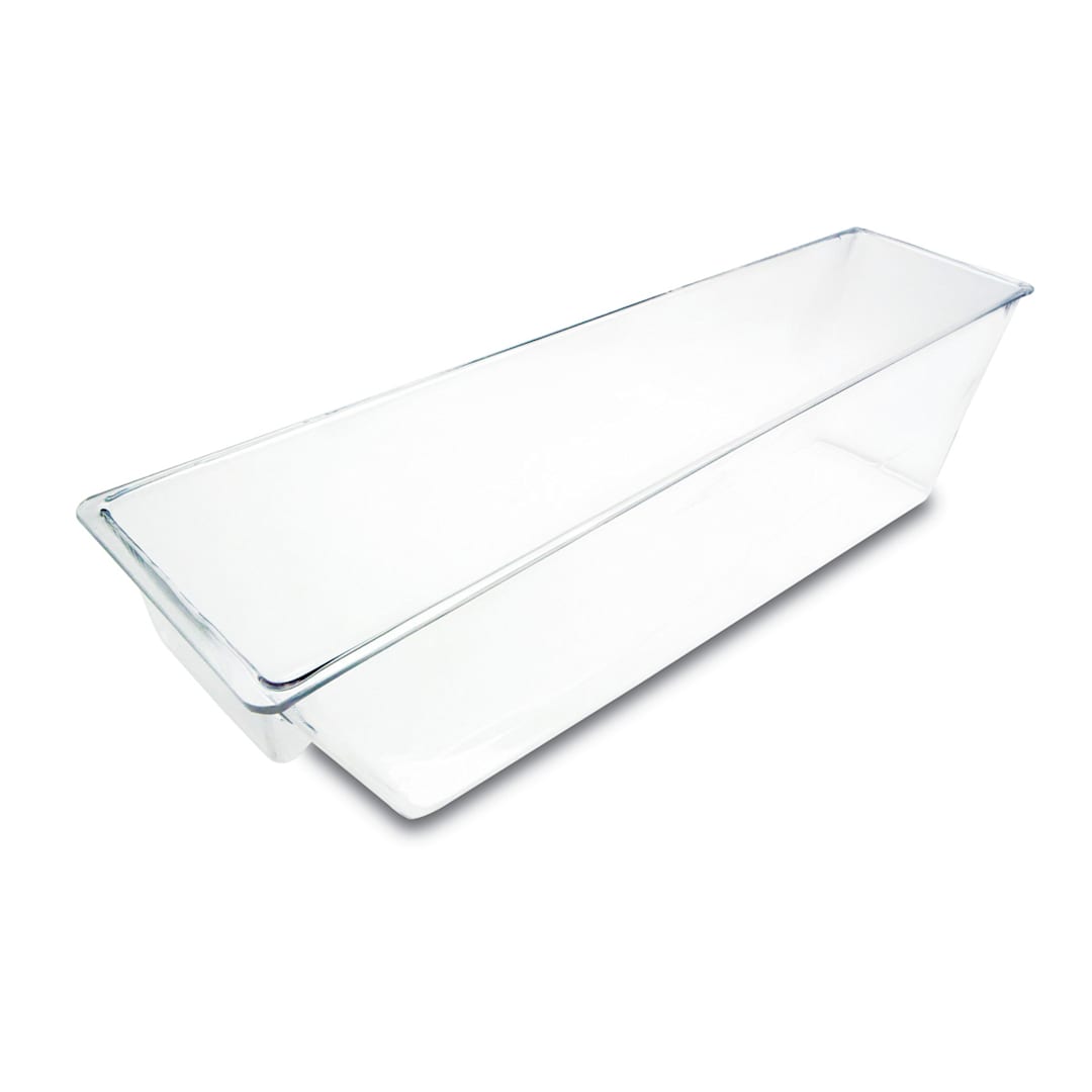 Delfin BFB-277-04 Clear PETG 27" x 6.5" Bulk Food Bin