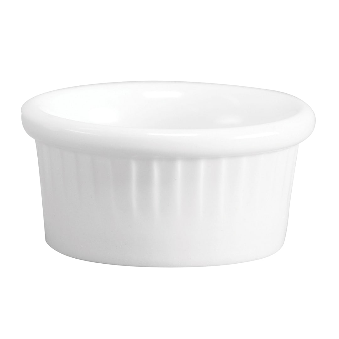 Hall® China 4533-WH White 4 Oz. Fluted Ramekin
