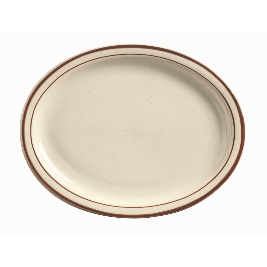 Libbey - Formerly World® Tableware DSD-13 Desert Sand 11.5" Oval Platter