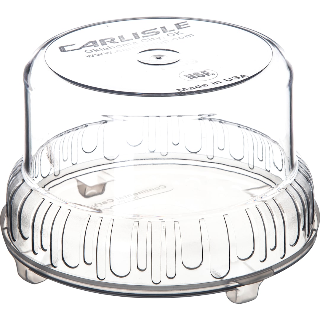 Carlisle 703907 Clear 1.9 Qt. Gourmet Bowl with Lid