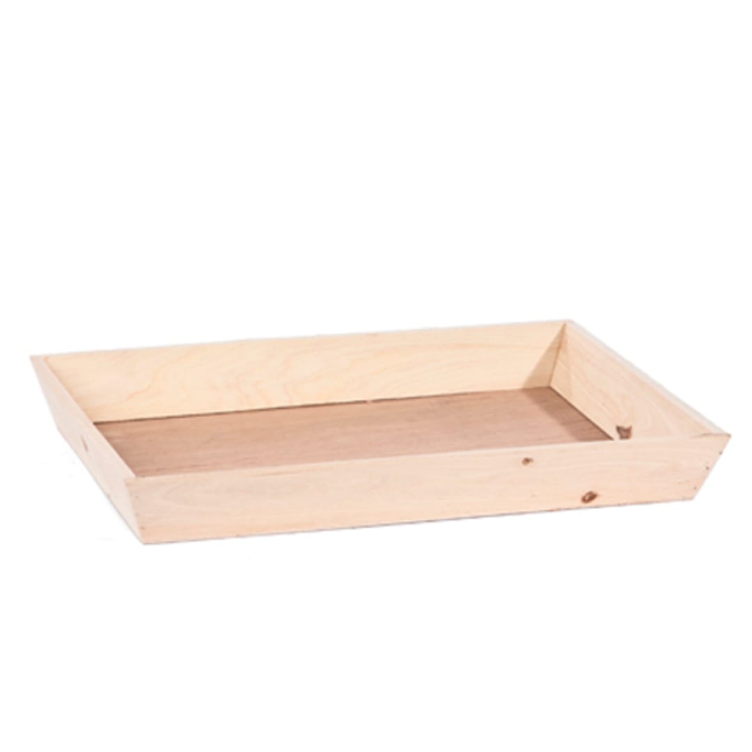 Willow Specialties 83175.17 17-1/4" x 11" x 2" Wood Tray