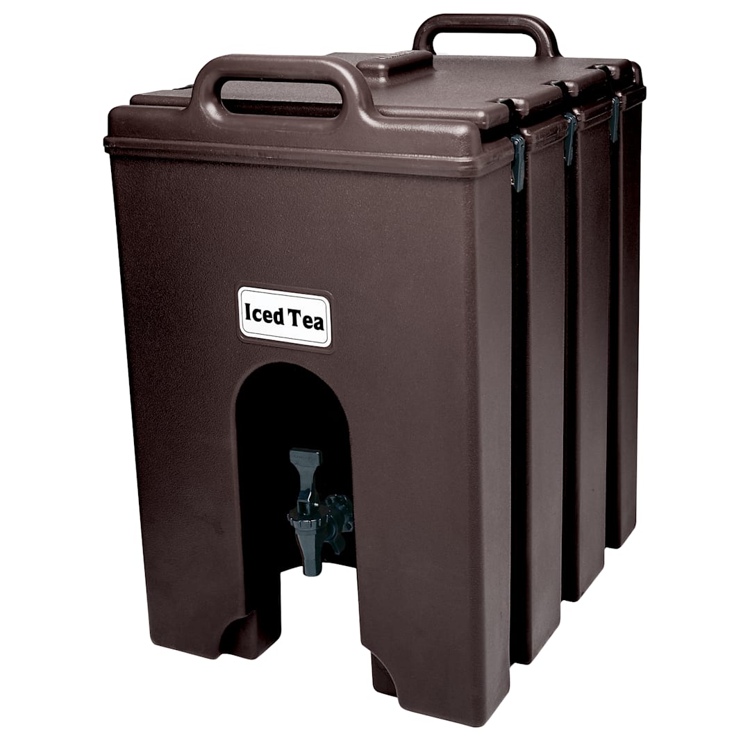 Cambro 1000LCD131 Camtainer Brown 11.75 Gal. Insulated Beverage Server