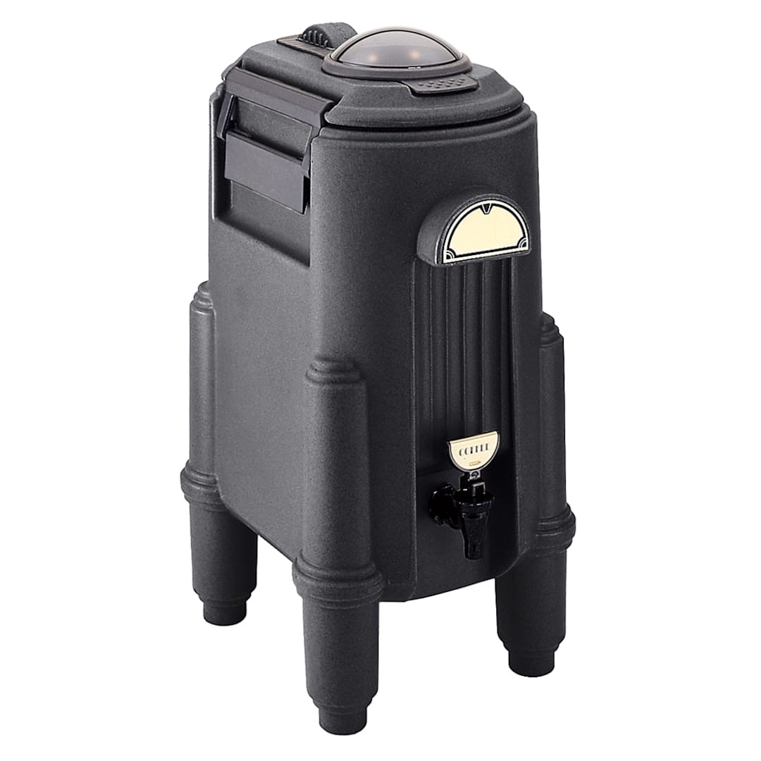 Cambro CSR5110 Black 5 Gallon Insulated Beverage CamServer