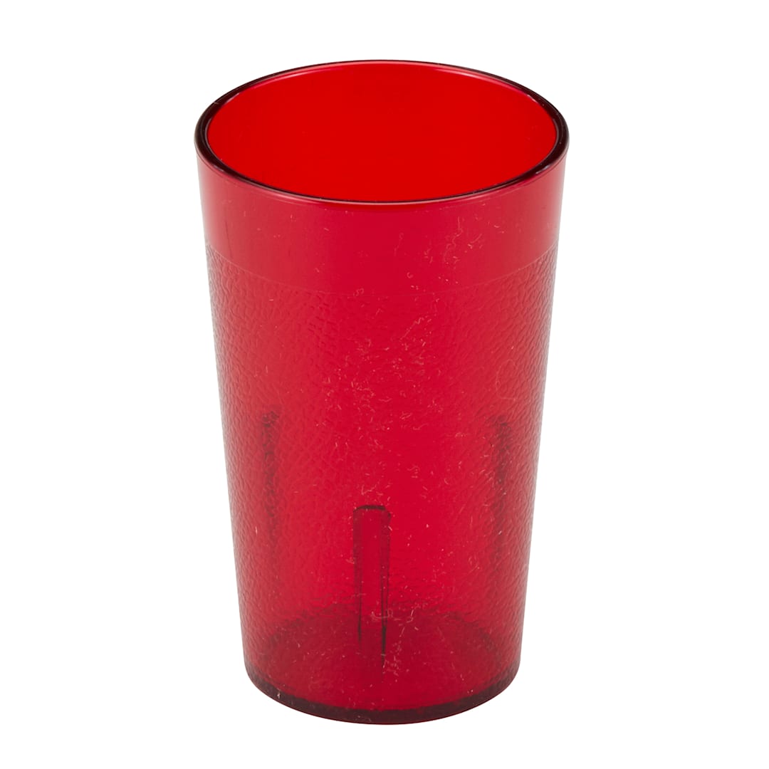Cambro 500P156 Colorware Ruby Red 5.2 oz. Plastic Tumbler