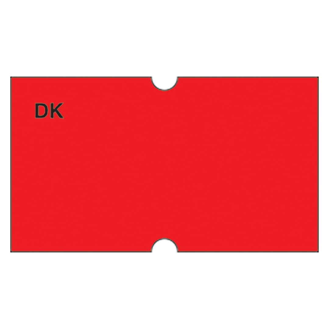 DayMark IT120549 Fluorescent Red Label For DM-3 Label Gun - 8000 / PK