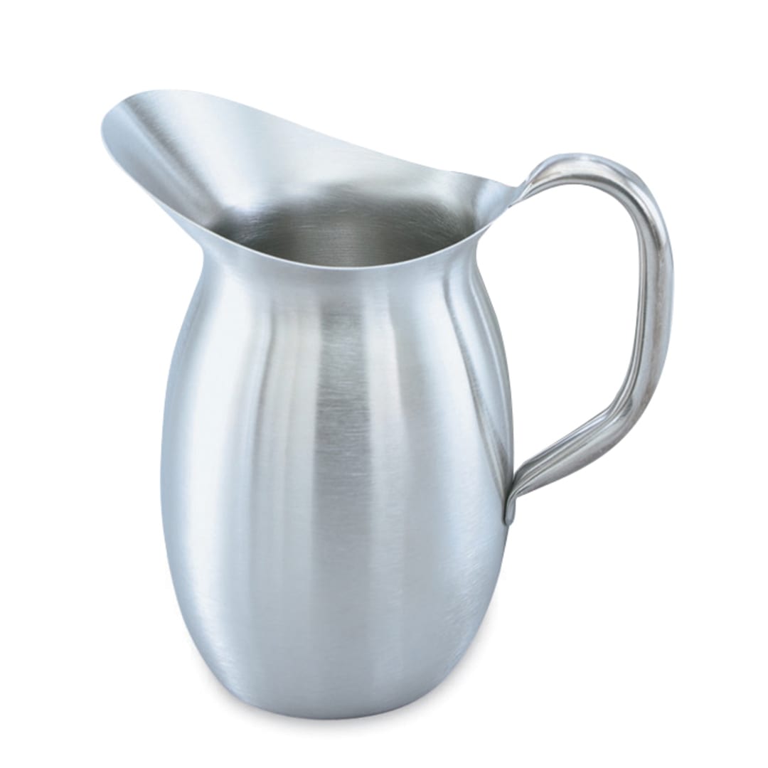 Vollrath® 82020 Satin Finish S/S Bell-Shaped 2 Quart Pitcher