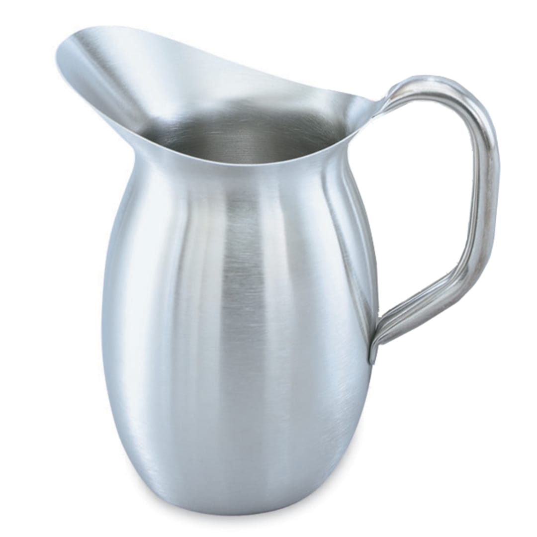 Vollrath® 82040 Satin Finish S/S 4.13 Quart Bell-Shaped Pitcher