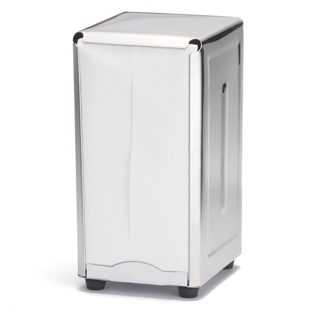 TableCraft 221 S/S Full-Size Double Sided Napkin Dispenser