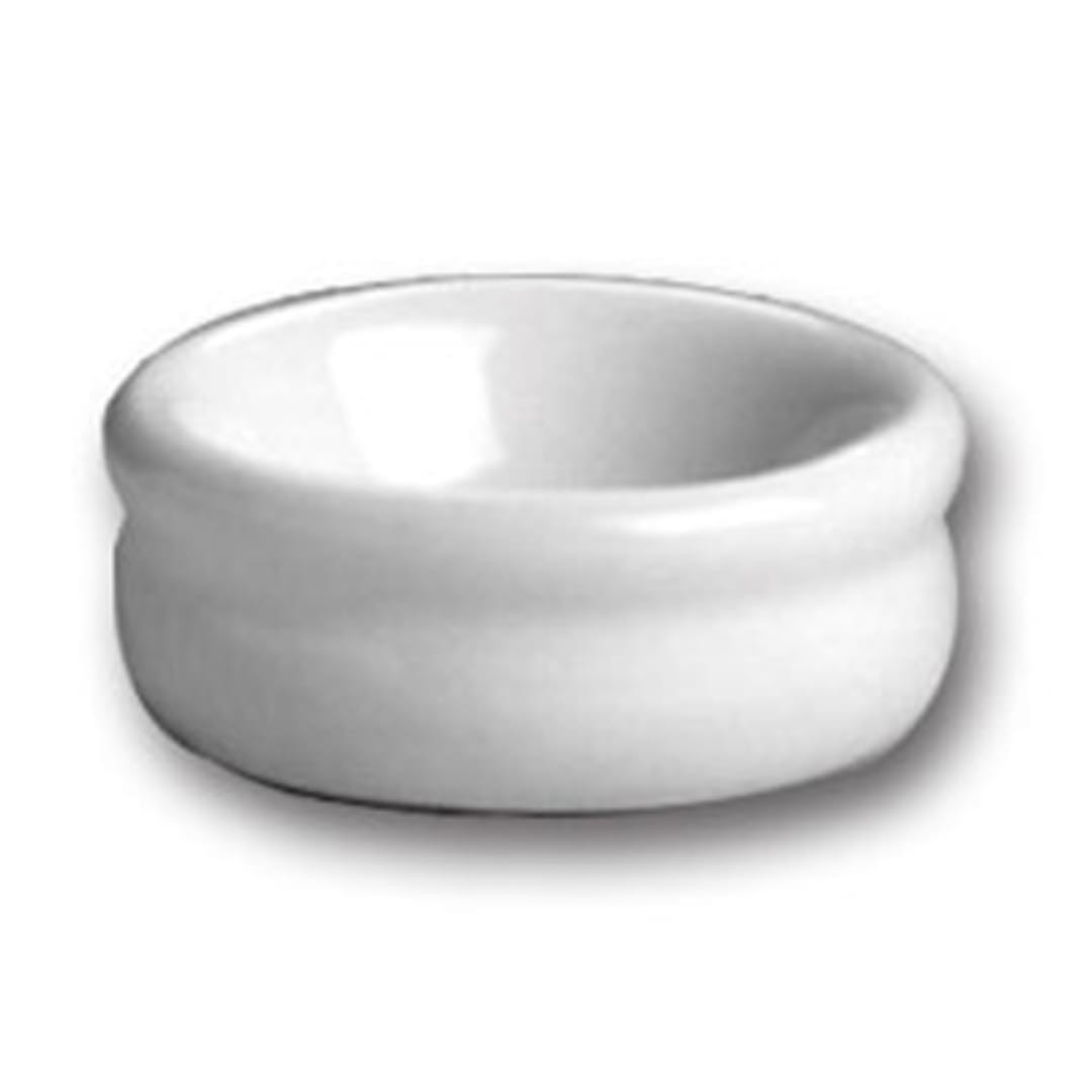 Hall® China 19190AWHA White 1 Oz. Jelly / Butter Dish
