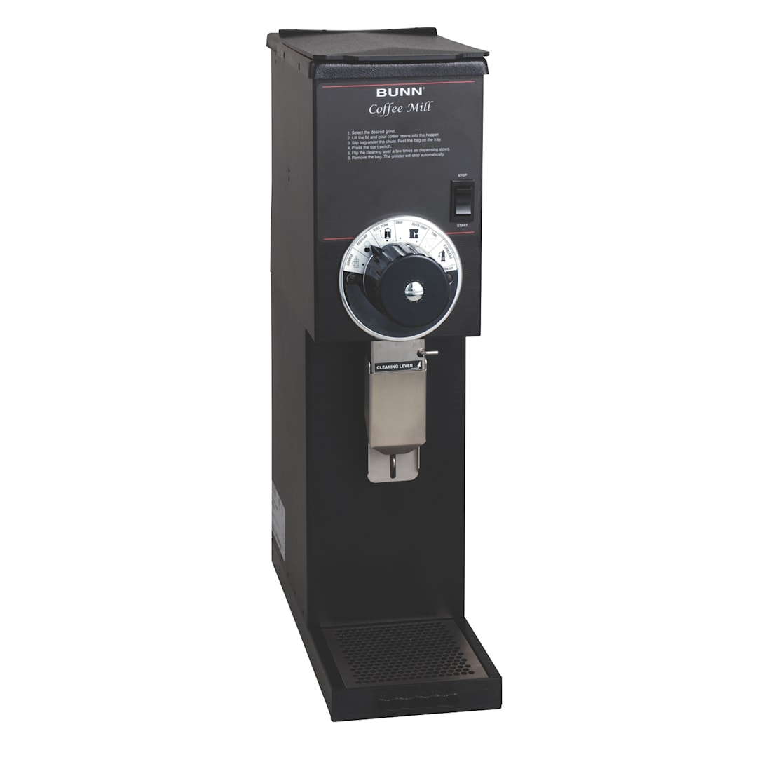 BUNN® 22102 G2HD Black Bulk Coffee Grinder with 2 Lb. Hopper
