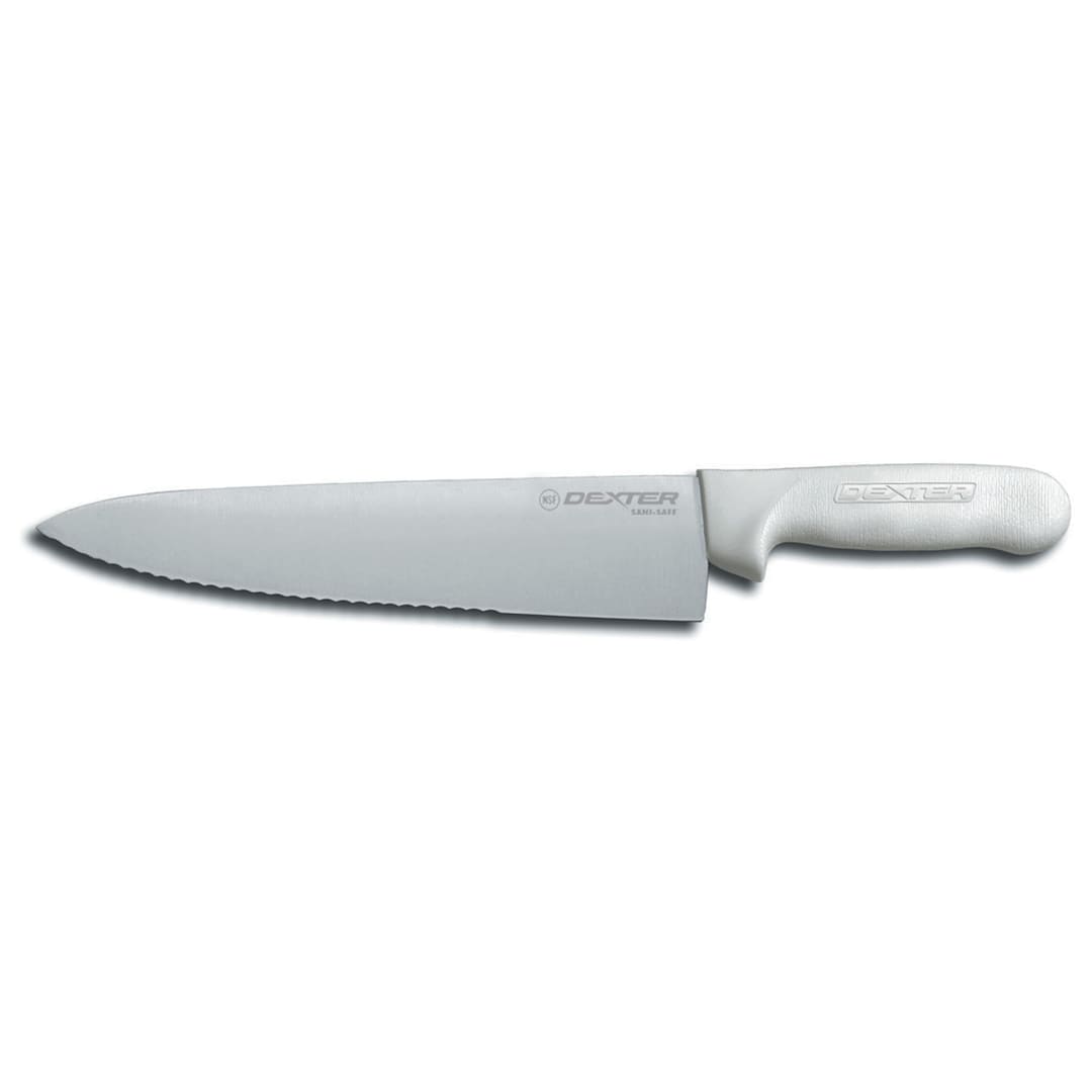 Dexter Russell S145-10SC-PCP Sani-Safe 10" Scalloped Cook's Knife