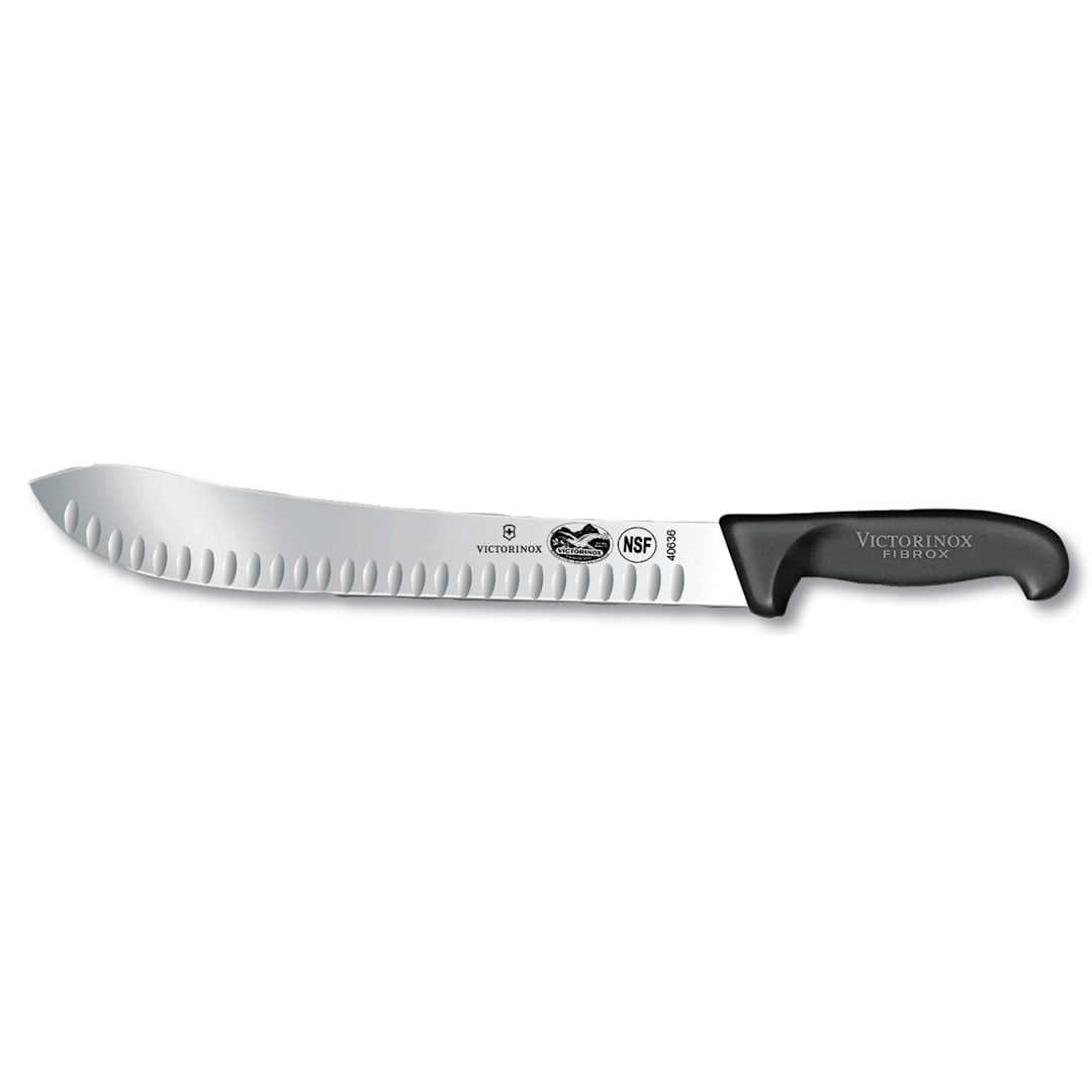 Victorinox 40636 Fibrox® Pro 12" Granton Blade Butcher Knife