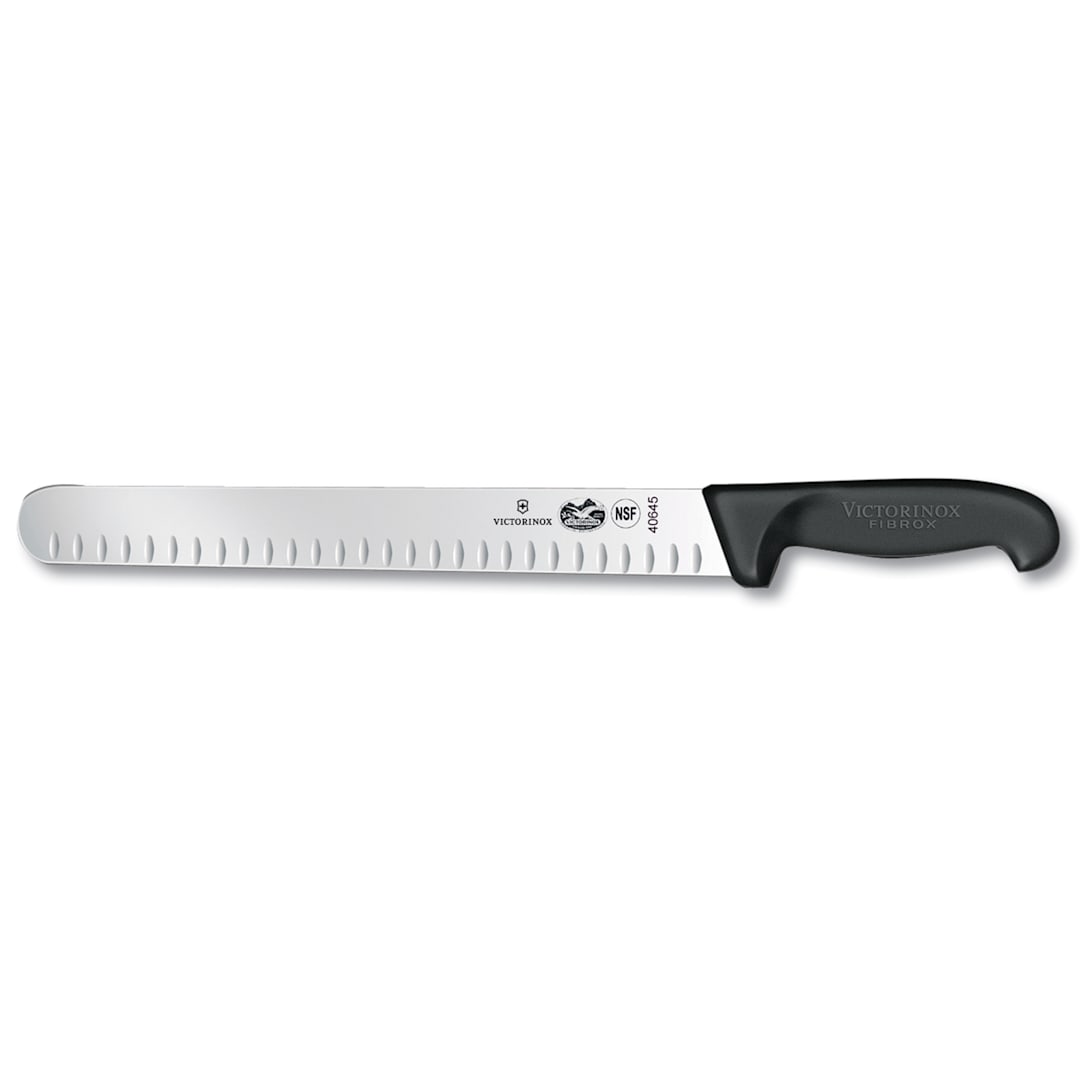 Victorinox 40645 Fibrox® Pro 12" Wide Granton Slicing Knife