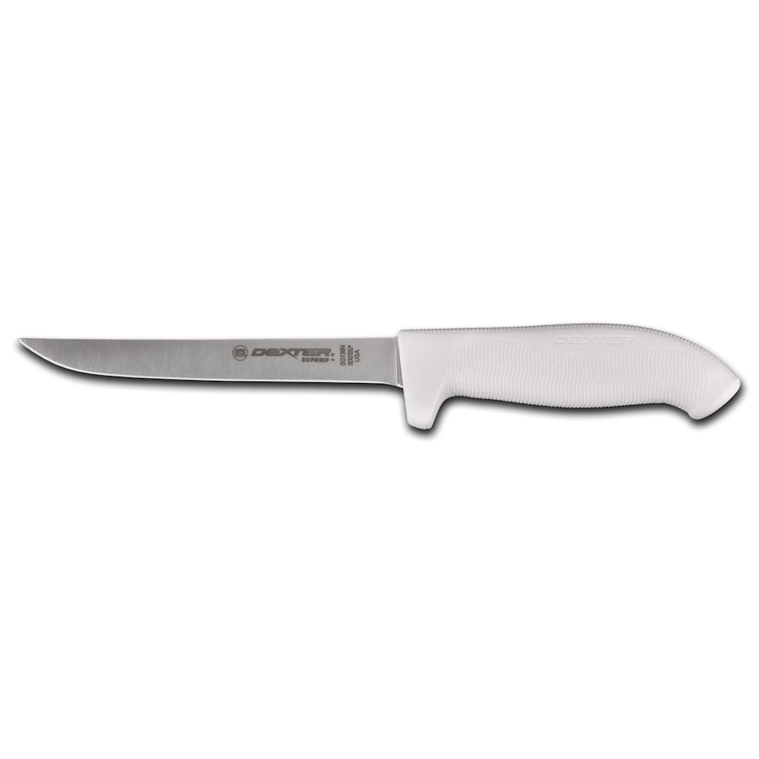 Dexter Russell SG136N-PCP SofGrip White 6" Narrow Boning Knife