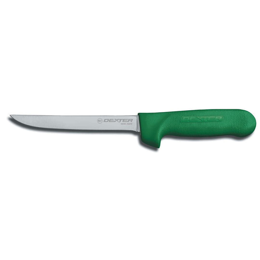 Dexter Russell S136NG-PCP Sani-Safe Green Handle 6" Boning Knife