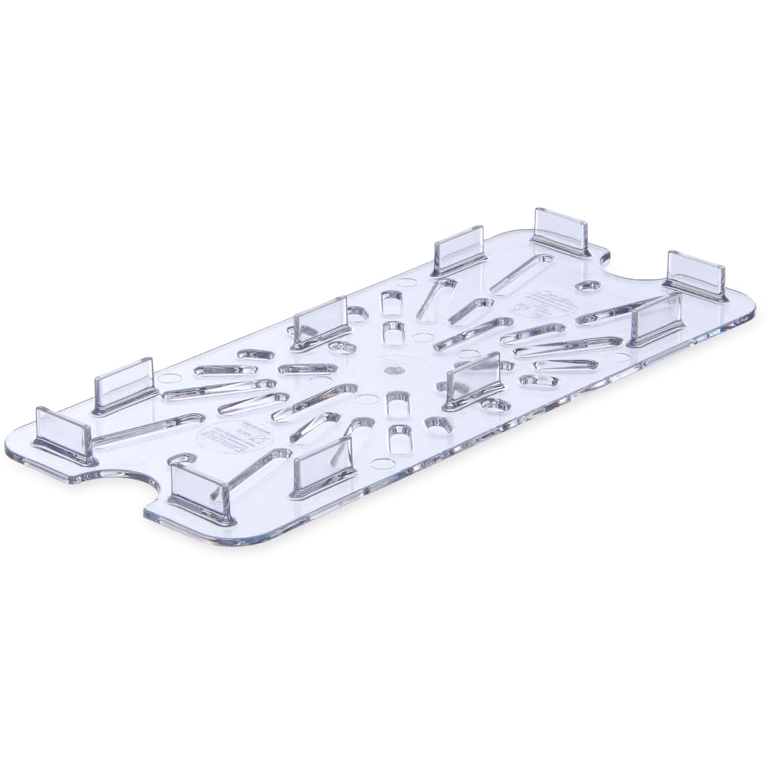 Carlisle 3067007 StorPlus 1/3-Size Clear Drain Shelf