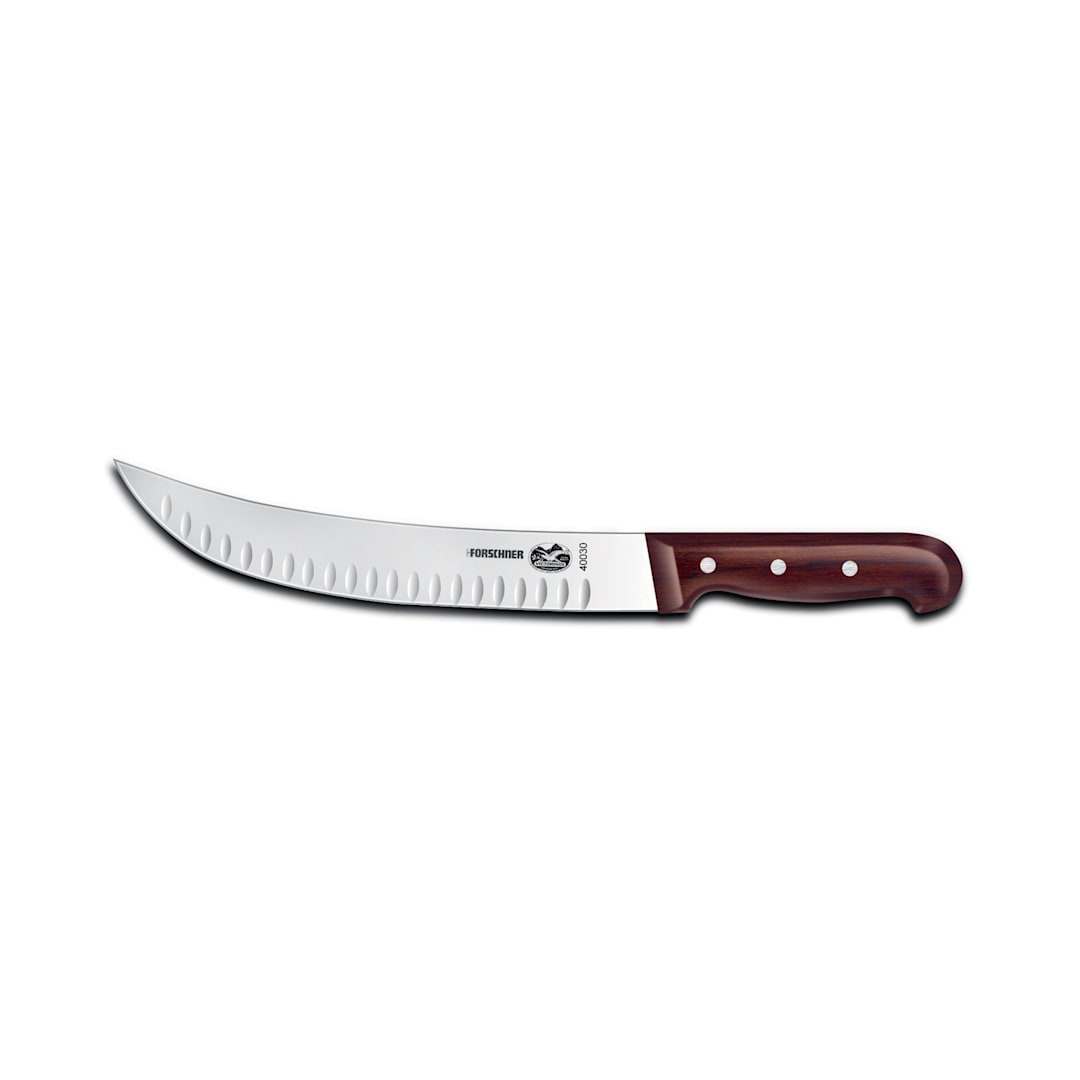 Victorinox 40030 Granton Edge 10" Cimeter Knife with Wood Handle