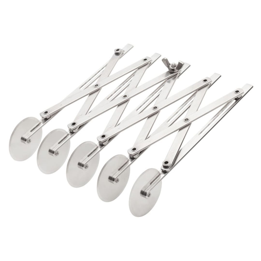 Ateco 13955 Adjustable Stainless Steel 5-Wheel Dough Divider