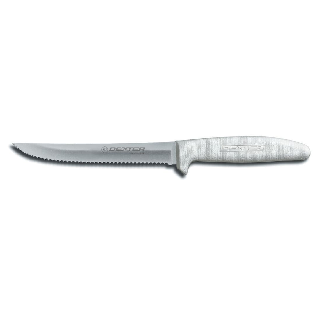 Dexter Russell S156SC-PCP Sani-Safe Scalloped 6" Utility Knife