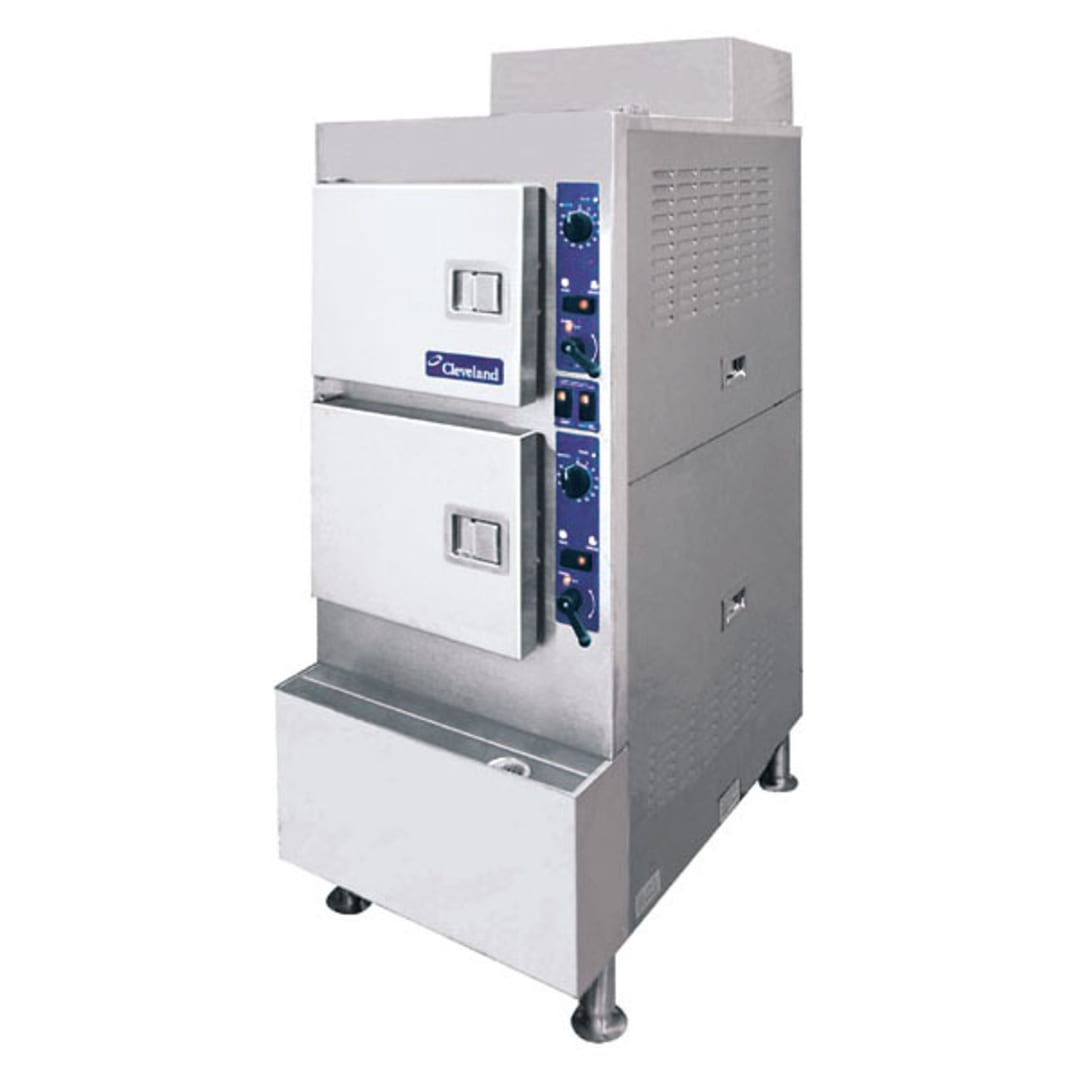 Cleveland Range 24CGA6.2S SteamCraft Gemini 6 Convection Gas Steamer