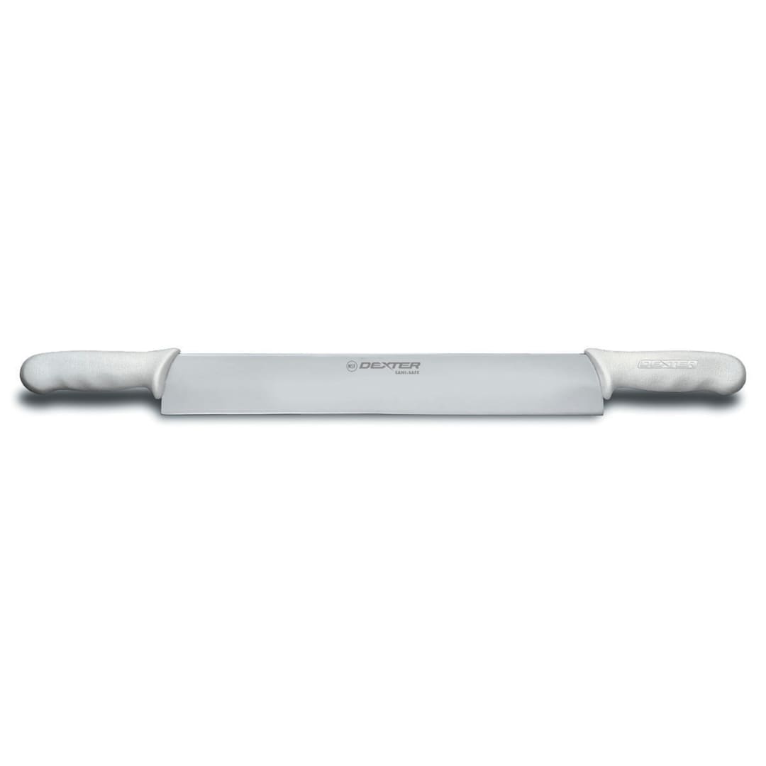 Dexter Russell S118-14DH Sani-Safe Double Handle 14" Cheese Knife