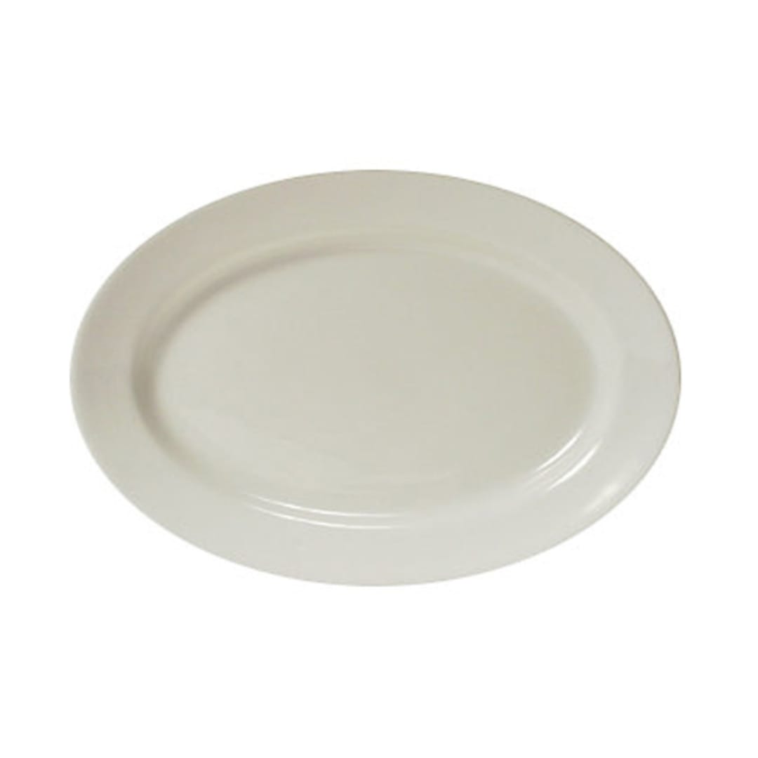 Tuxton TRE-012 Reno 10-1/2" Eggshell Oval Platter