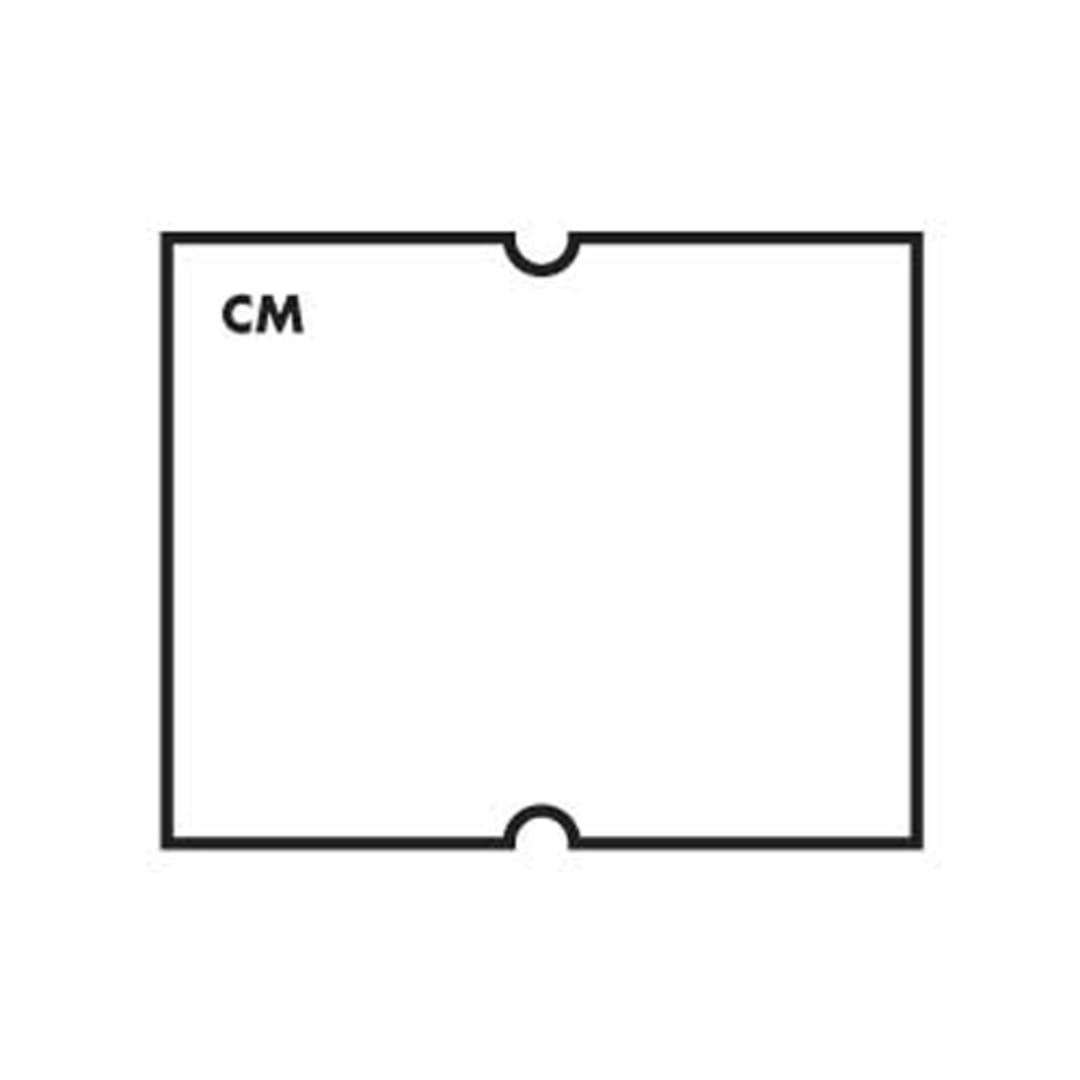 DayMark IT120466 CoolMark Blank White Label For DM-4 Gun - 6000 / PK