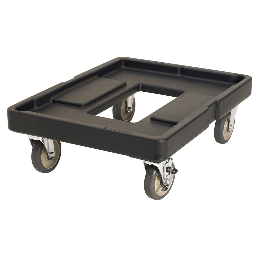 Cambro CD400110 Camdollies Black 300 Lb. Dolly for Camcarriers