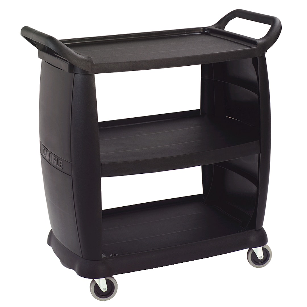 Carlisle CC203603 Black Bussing and Transport Cart