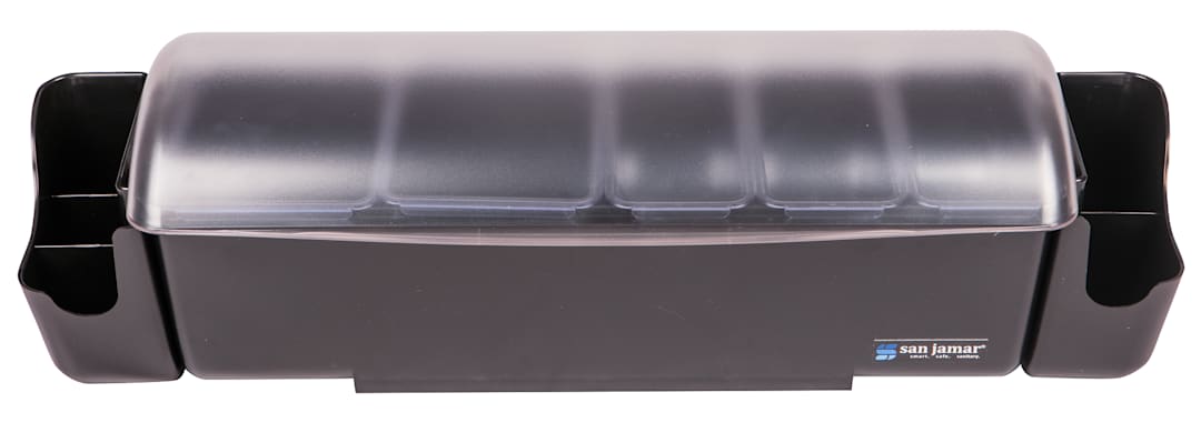 San Jamar® BD4023S The Dome® Garnish Center with Caddies