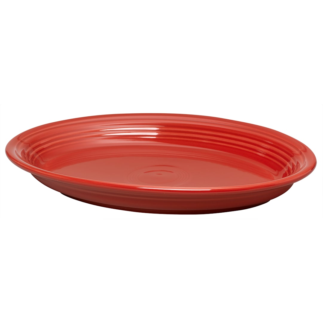 Homer Laughlin 458326 Scarlet 13.58" Oval Platter