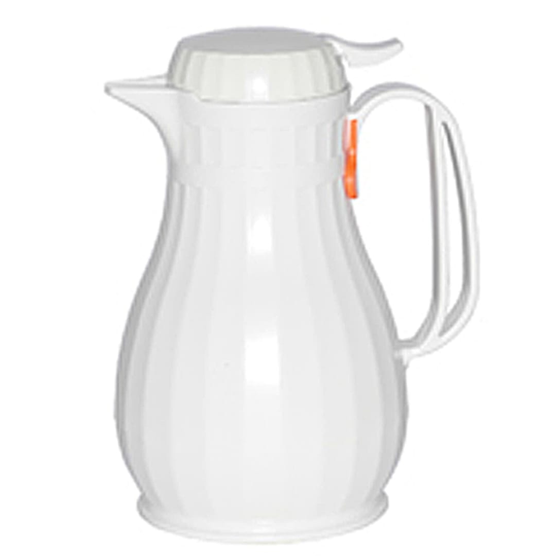 Service Ideas ECO13WH Eco-Serv White 44 Oz. Insulated Server