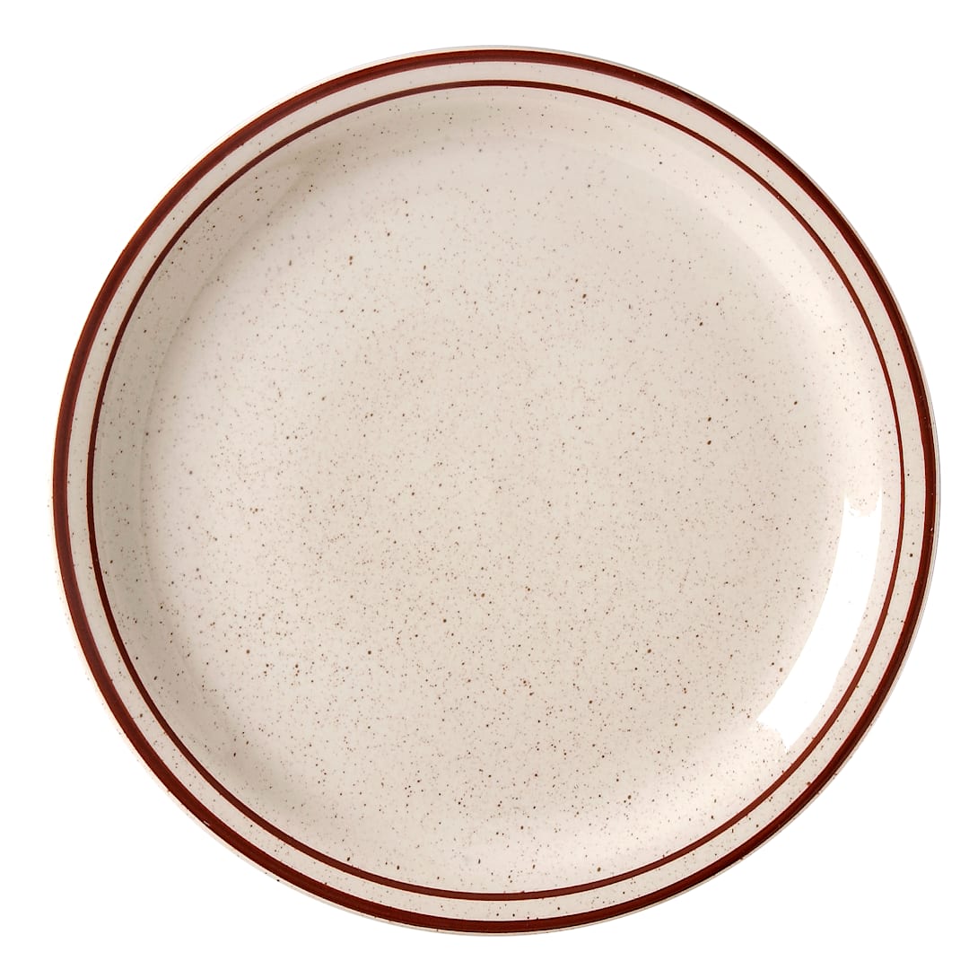 Vertex® China CRV-8 Caravan Brown Speckled 9" Plate