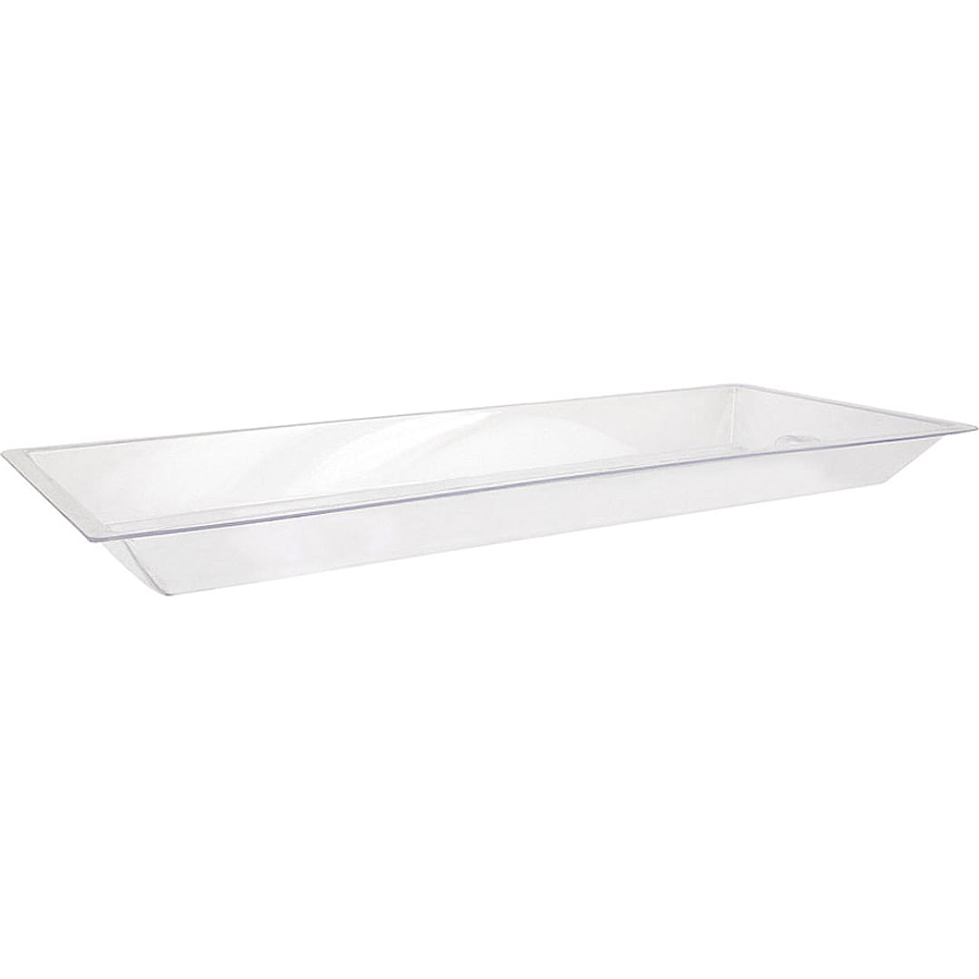 Buffet Enhancement 1BLPT56 56 x 24 Acrylic Ice Display Tray With Drain